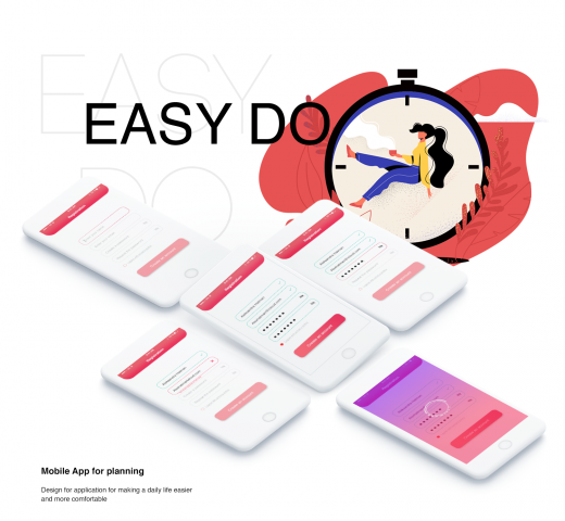 Концепция и дизайн для мобильного приложения "EasyDo"