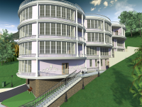 Эскиз многоквартирного дома по ул. Красная в г.Сочи