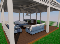 Макет беседки