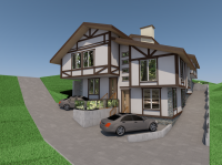 Жилой дом на 4 семьи в г.Сочи