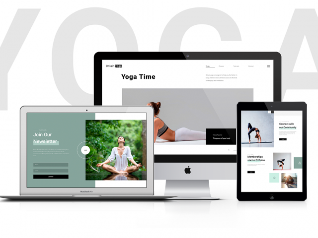 Сайт Onlain Yoga