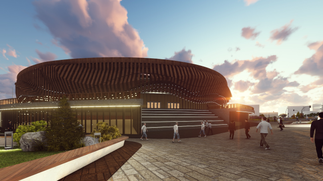 Концепция многофункциональной спортивной арены в городе Белгород