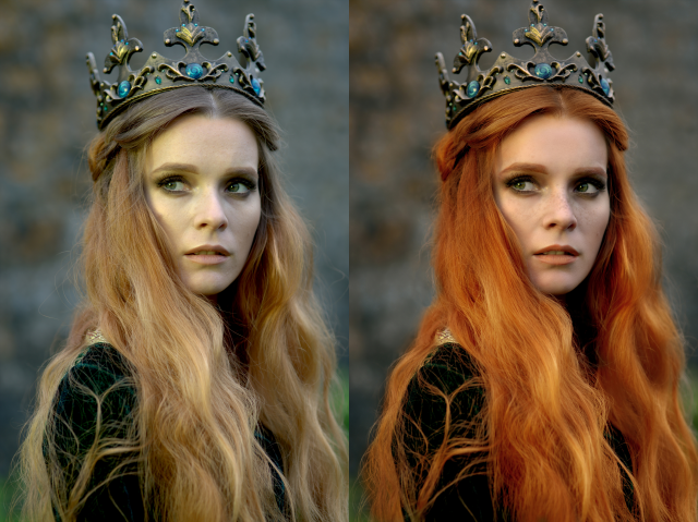 Естественная портретная ретушь