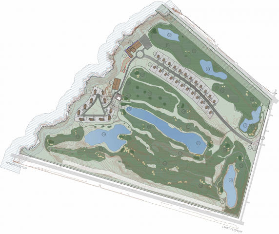 Благоустройство территории гольф- клуба