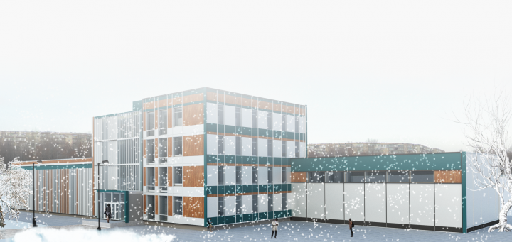 Фасад культурно-досугового центра