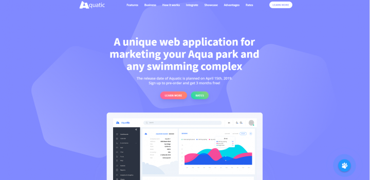 Международный проект - система управления аквапарками "aquaticgl