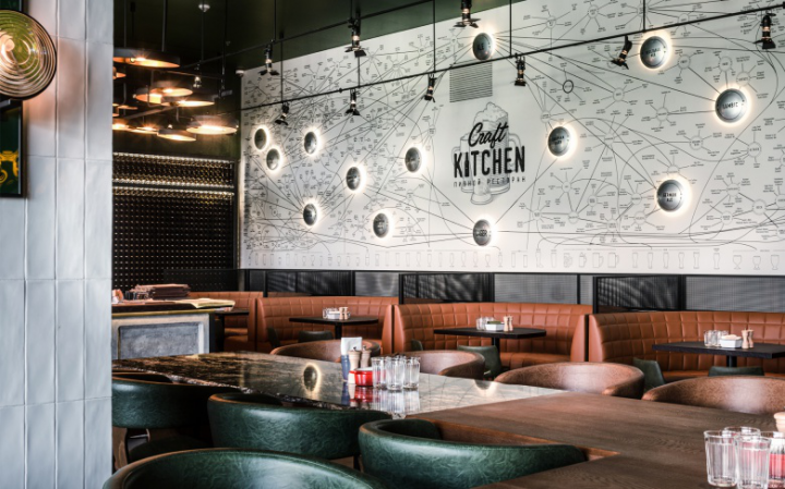Карта пива для ресторана Craft Kitchen