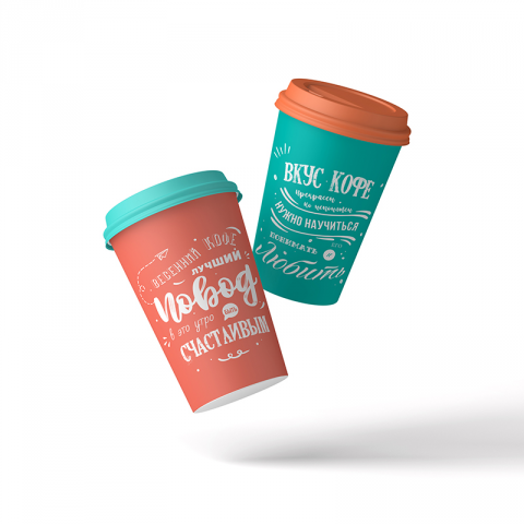 Айдентика кофейни "Siberian Story"