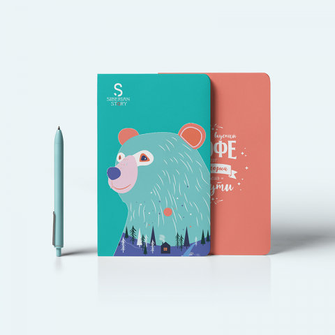 Айдентика кофейни "Siberian Story"