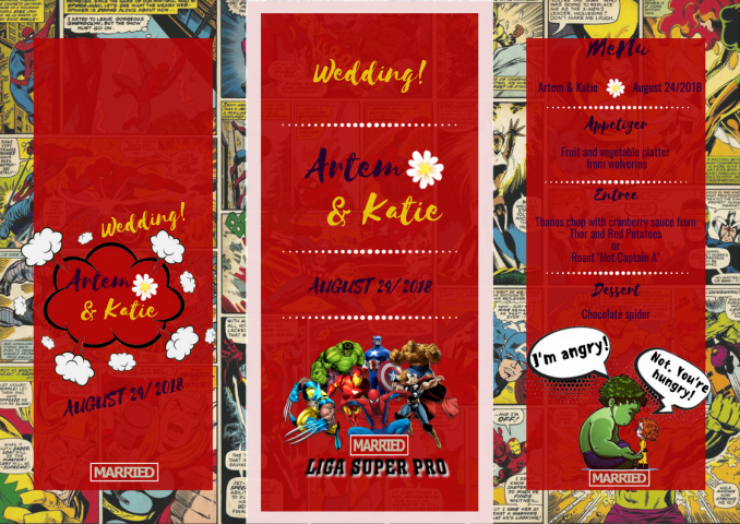 Married. menu