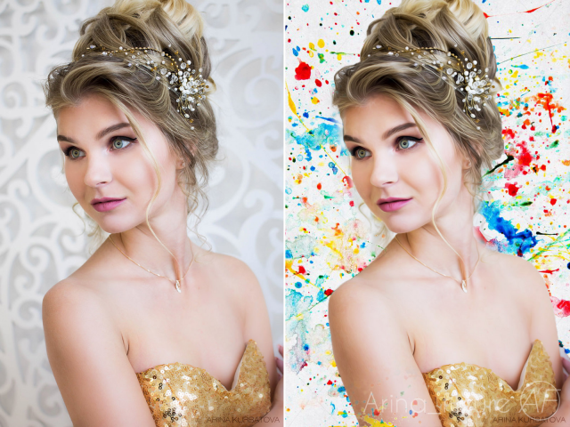 Творческая обработка для холста