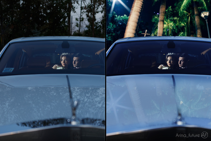 Коррекция фото с заменой фона