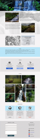 Сайт туристической зоны "Каскад водопадов на реке Шинок"