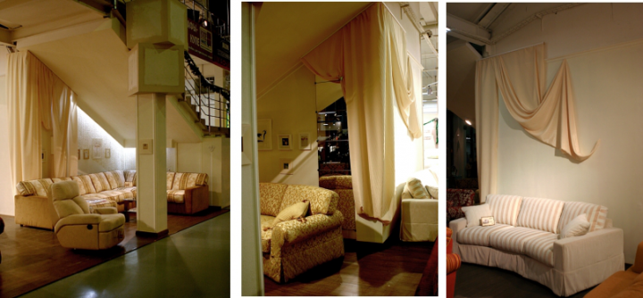 угол с мебелью в магазине