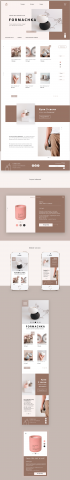 Design for a candle website