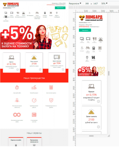 Верстка и натяжка на WordPress