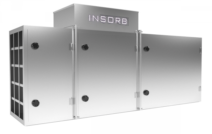 Визуализация газоконвертора INSORB