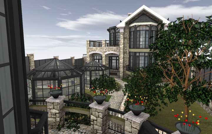 Комплексный проект дома-бани 130м.кв и дома-кузницы 180м.кв