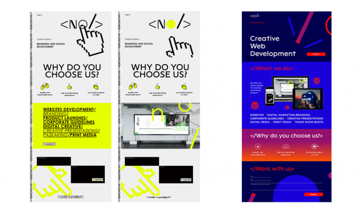 CREATIVE WEB DEVELOPMENT/KV, ICONS, WEB DESIGN