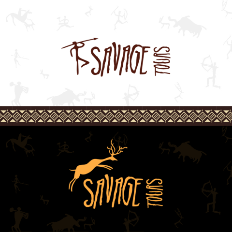 Логотип туристической компании Savage Travel