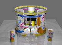 Визуализация выставочного стенда