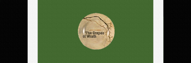 Шапка для профиля в Twitter "the grapes of wrath"