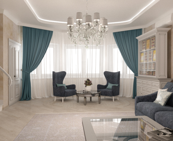 Визуализация гостевой комнаты