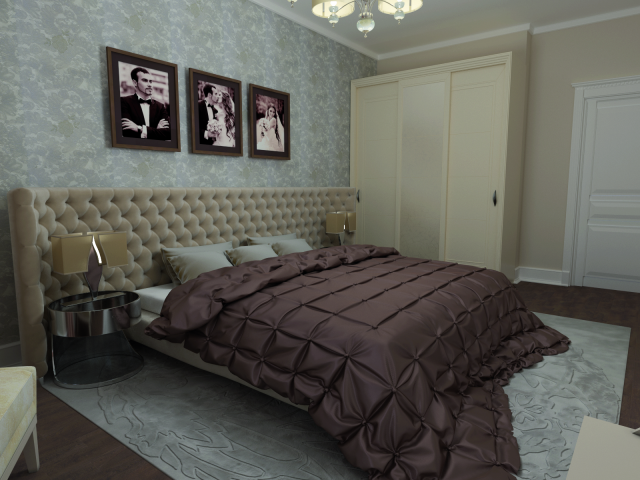 Визуализация спальни