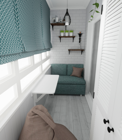 Визуализация балкона