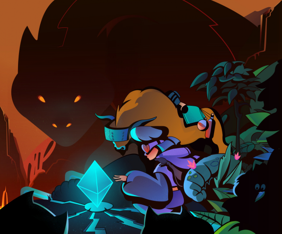 Странники и лава-монстр