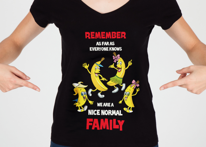 Принт "family of bananas"