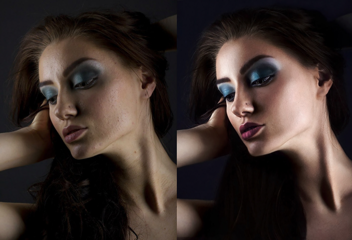 Retouch & color correction "Before-After"