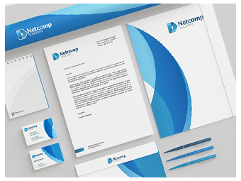 Логотип и фирменный стиль «Netcomp Service»