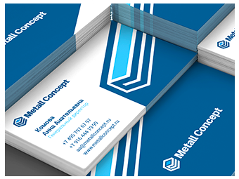 Логотип и фирменный стиль «Metall concept»