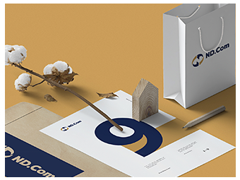 Логотип и фирменный стиль «ND»