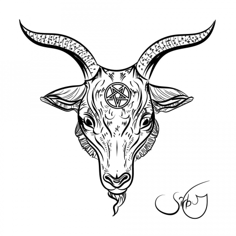 Digital Artwork Goat