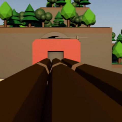 Low poly Train