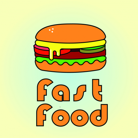 Лого для fast food cafe