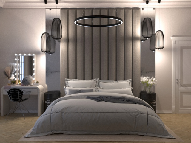 Разработка дизайн-проекта квартиры в ЖК "Сердце столицы"