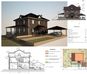 Индивидуальный жилой дом 10 Х 11 м