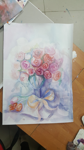 Картины акварелью любого размера