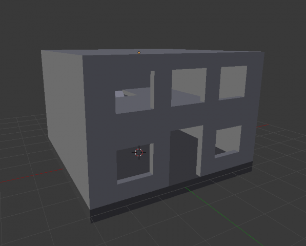 Low-Poly модель HouseB