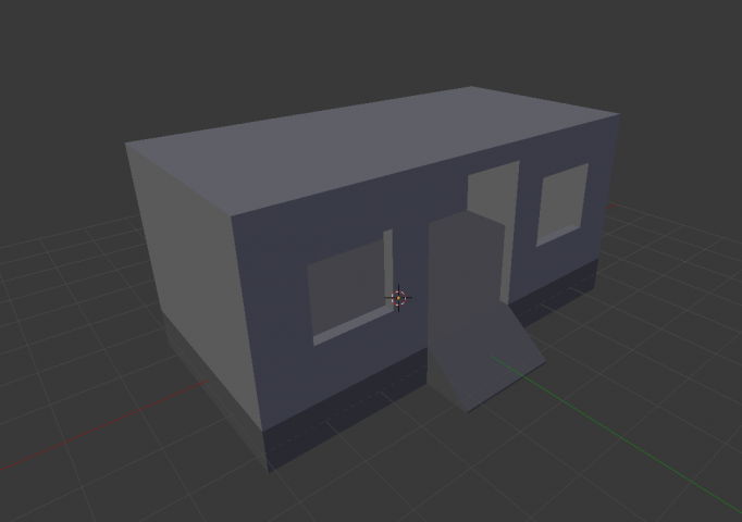Low-Poly модель HouseA