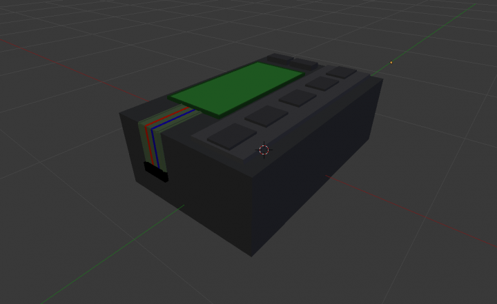 Low-Poly модель C4