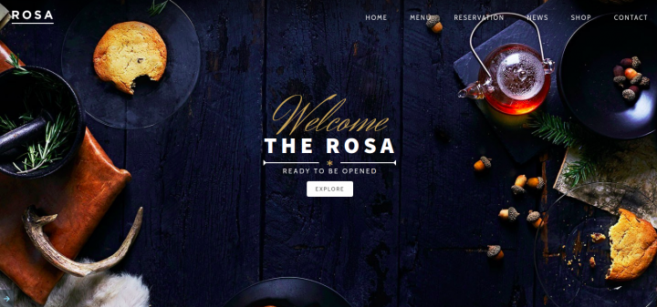 Лендинг для ресторана