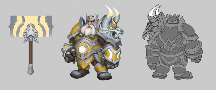 Гном-воин концепт