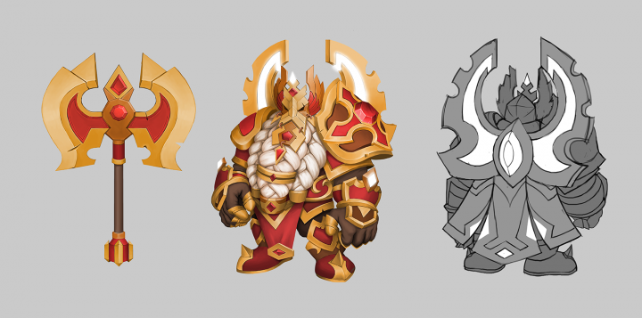 Король гномов гонцепт