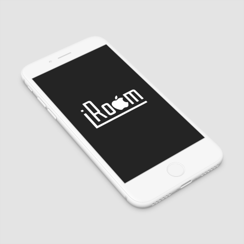 Дизайн логотипа для магазина техники Apple - iRoom