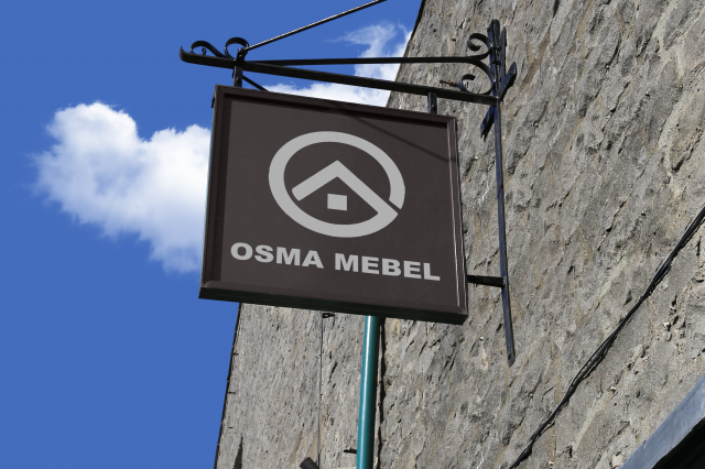 Дизайн логотипа для салона кухонной мебели OSMA MEBEL