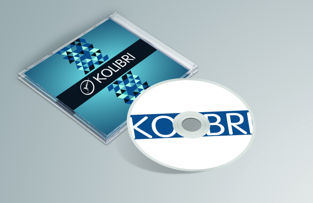 Дизайн логотипа и оформление диска для группы KOLIBRI